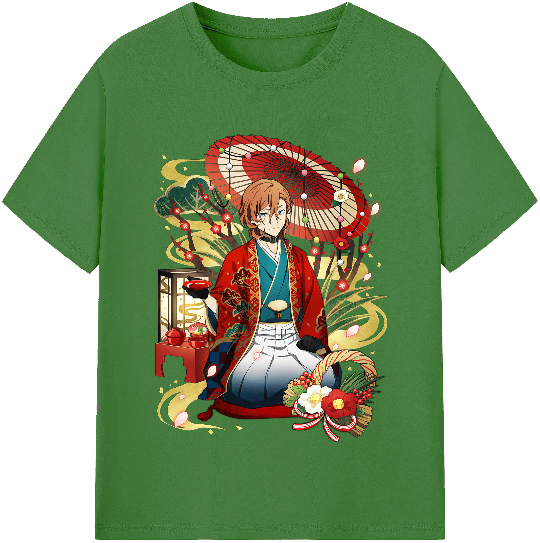 （画像用） 文豪ストレイドッグス Bungo Stray Dogs レディースカジュアルプリントTシャツ（綿100％）